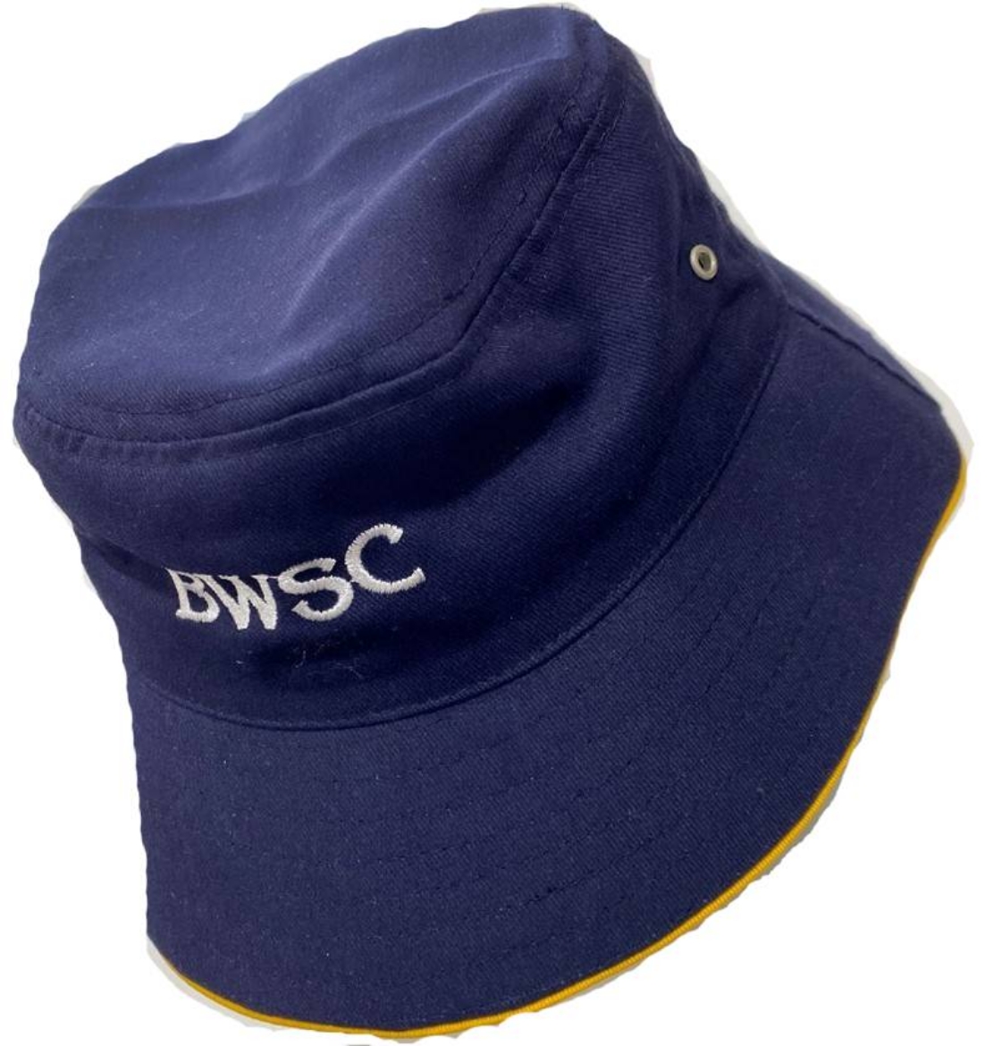 Picture of Brisbane Waters Sec College Bucket Hat, Navy / Gold